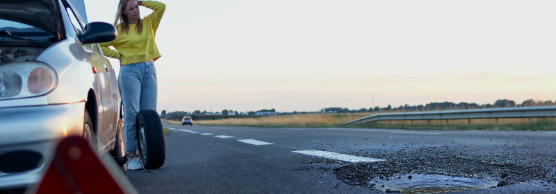Pothole in the Road